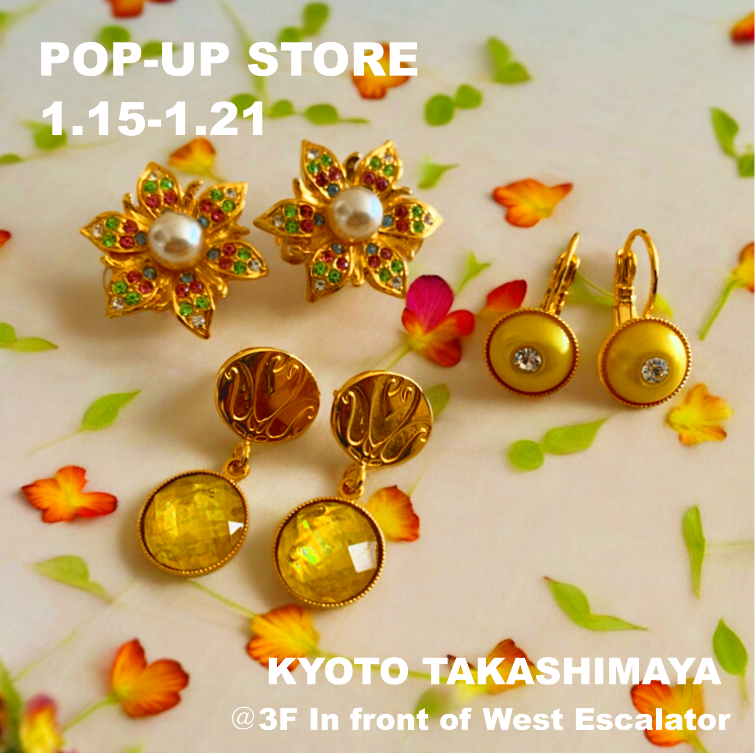 京都髙島屋で新春ポップアップを開催♬