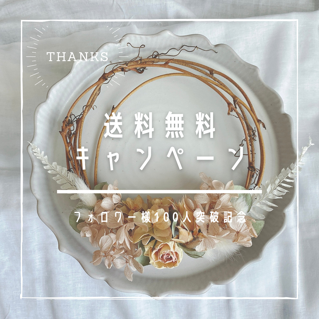【終了しました】送料無料キャンペーン