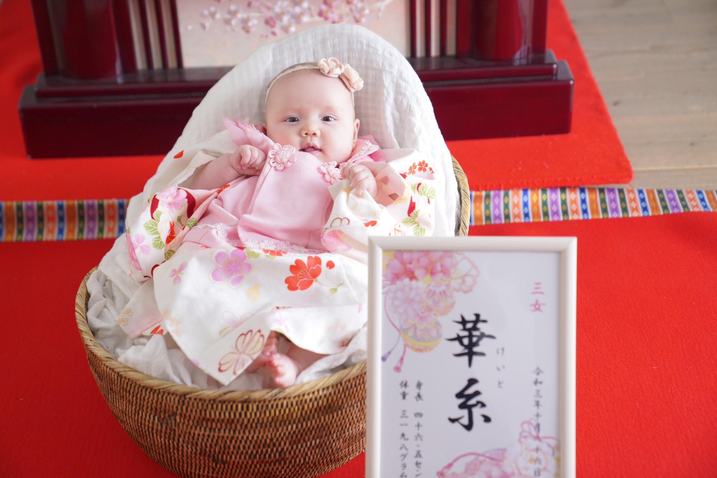 3姉妹の華やかひな祭り❀