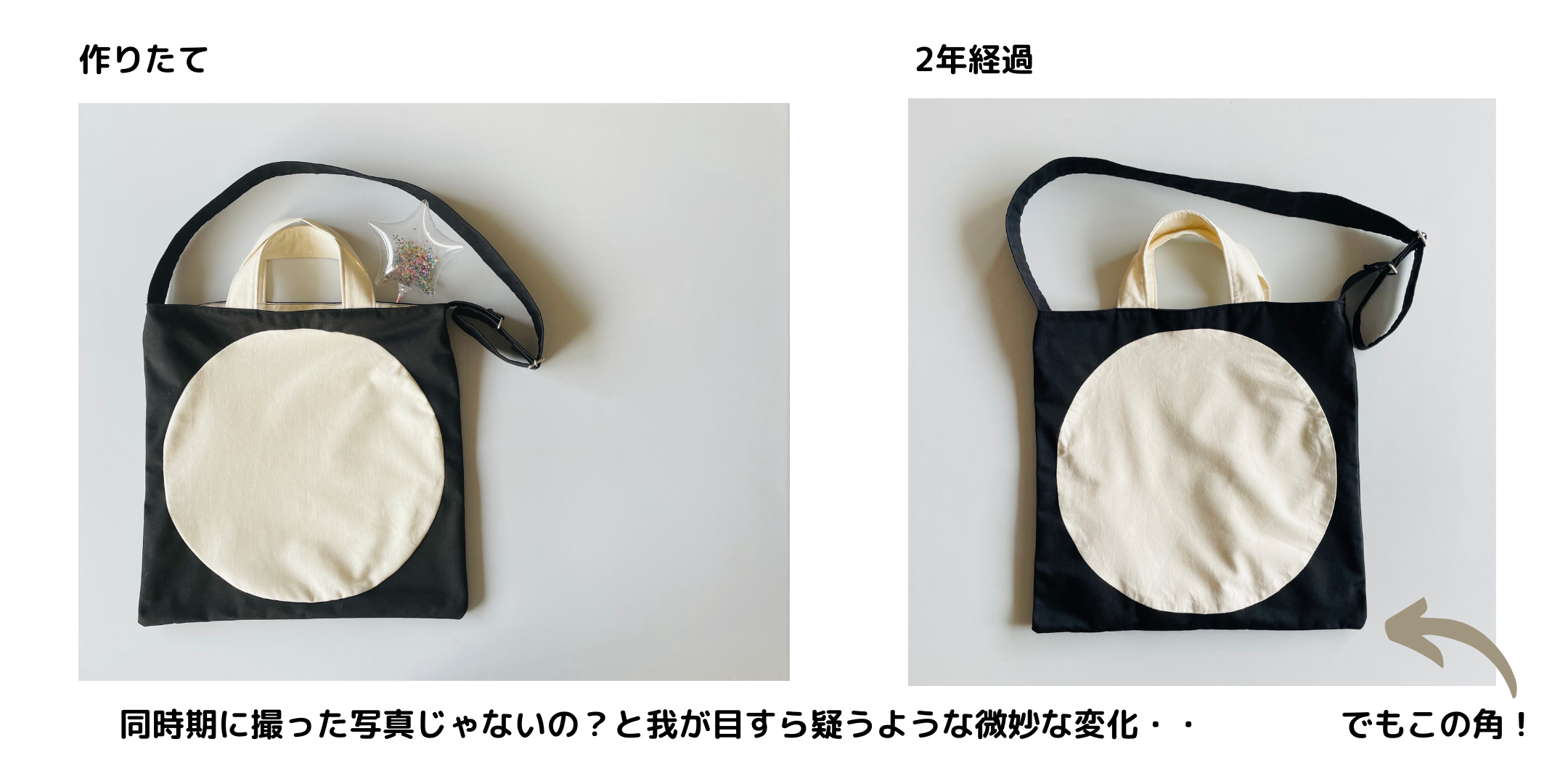 布バッグのエイジングとエイジングケア >>