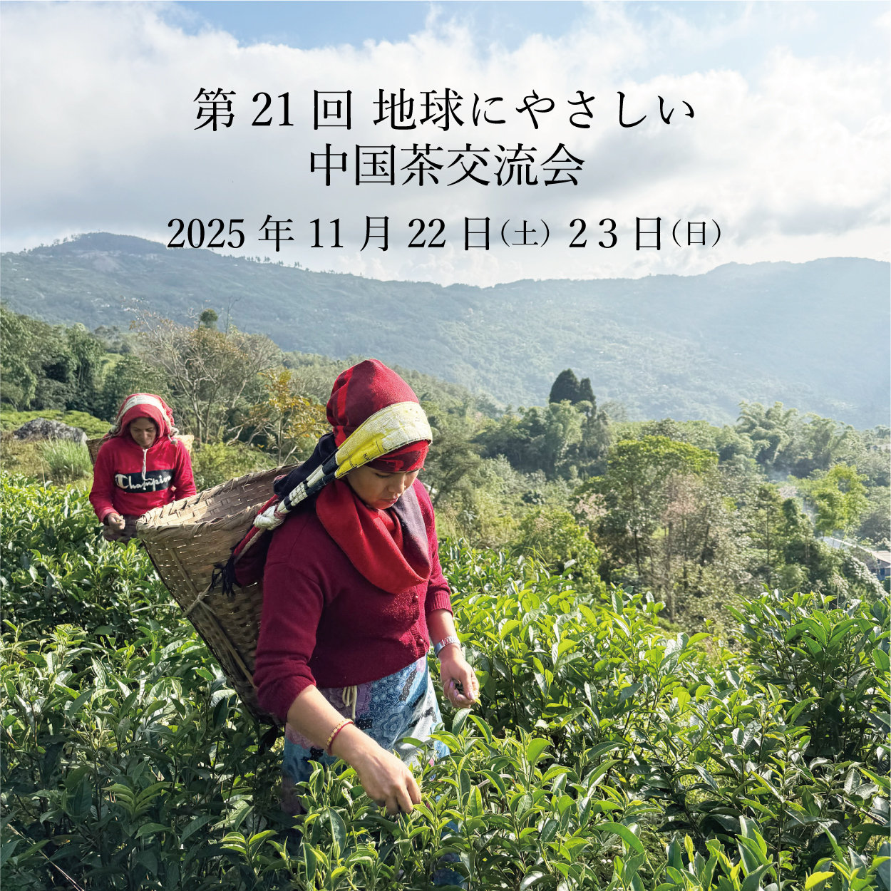 【イベント】第21回 地球にやさしい中国茶交流会に出店いたします