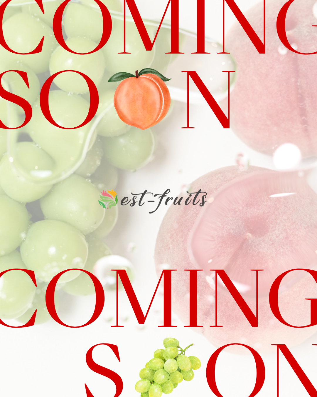 もうすぐ…！🍑🍇