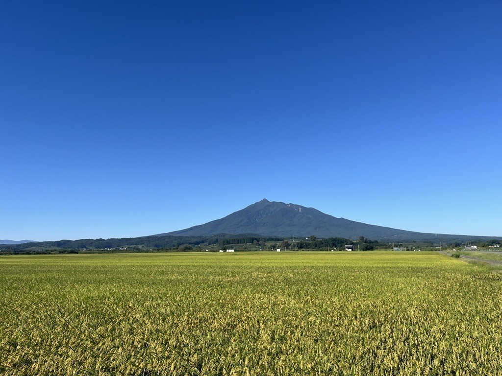 トゥルーバファーム青森より岩木山の景色