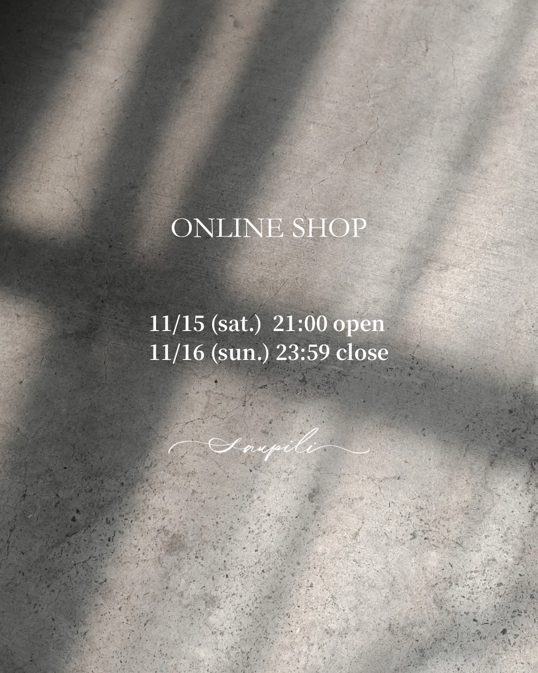 販売会のお知らせ