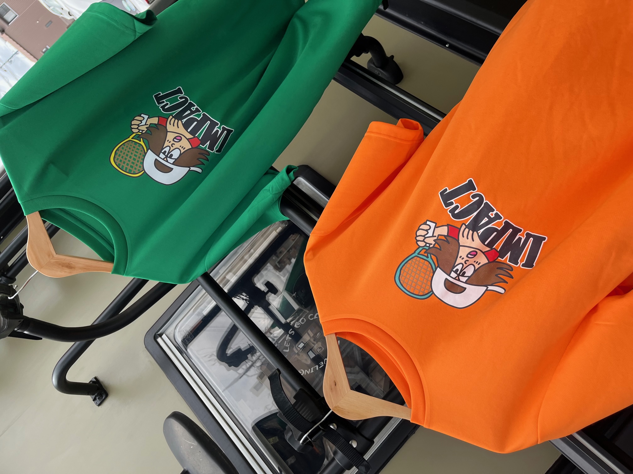 インパクトくんつかれたー前面プリントＴシャツ　ドライタイプ登場！