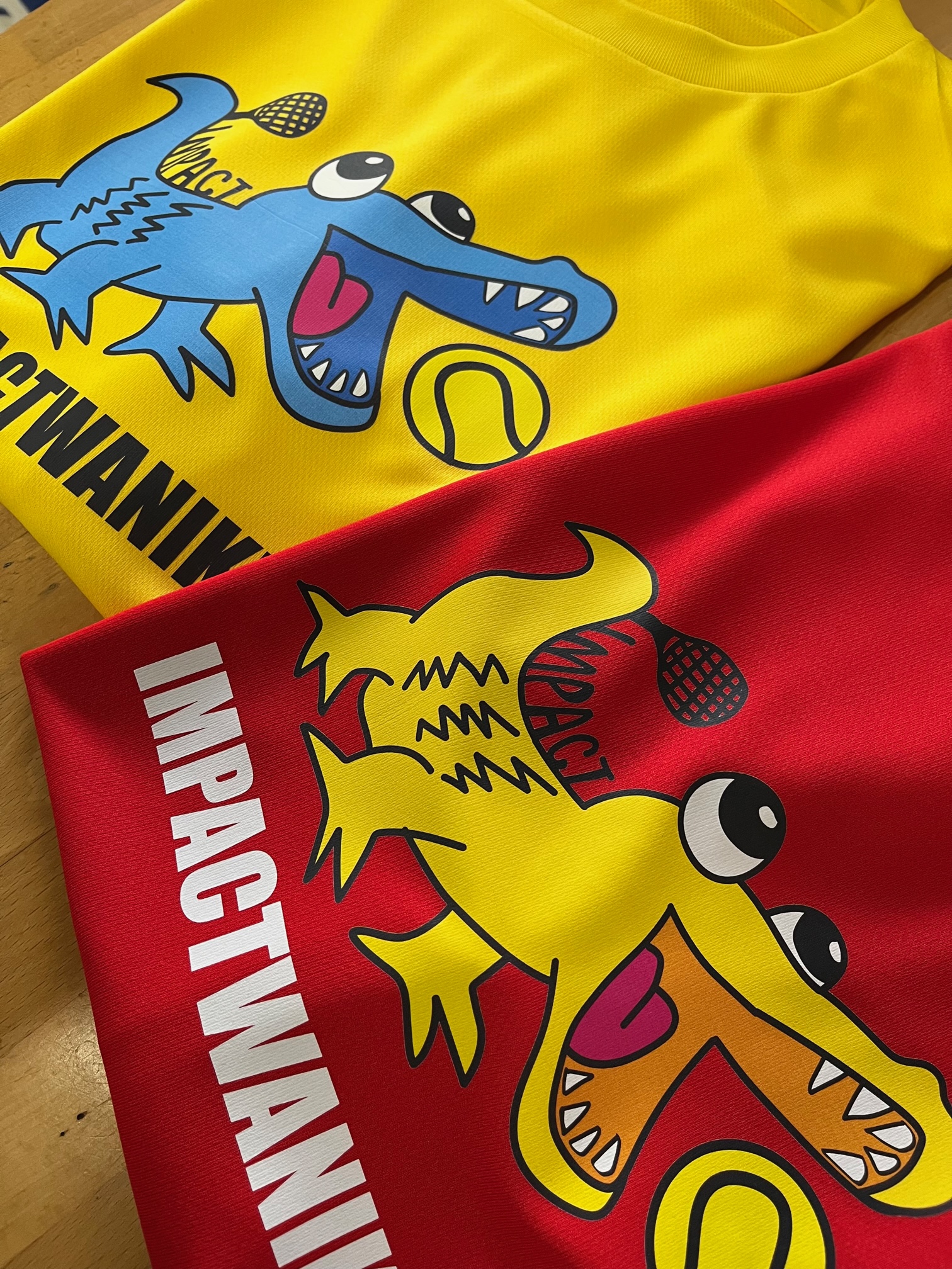 ＩＭＰＡＣＴワニくんとボールＴシャツ　販売開始！！
