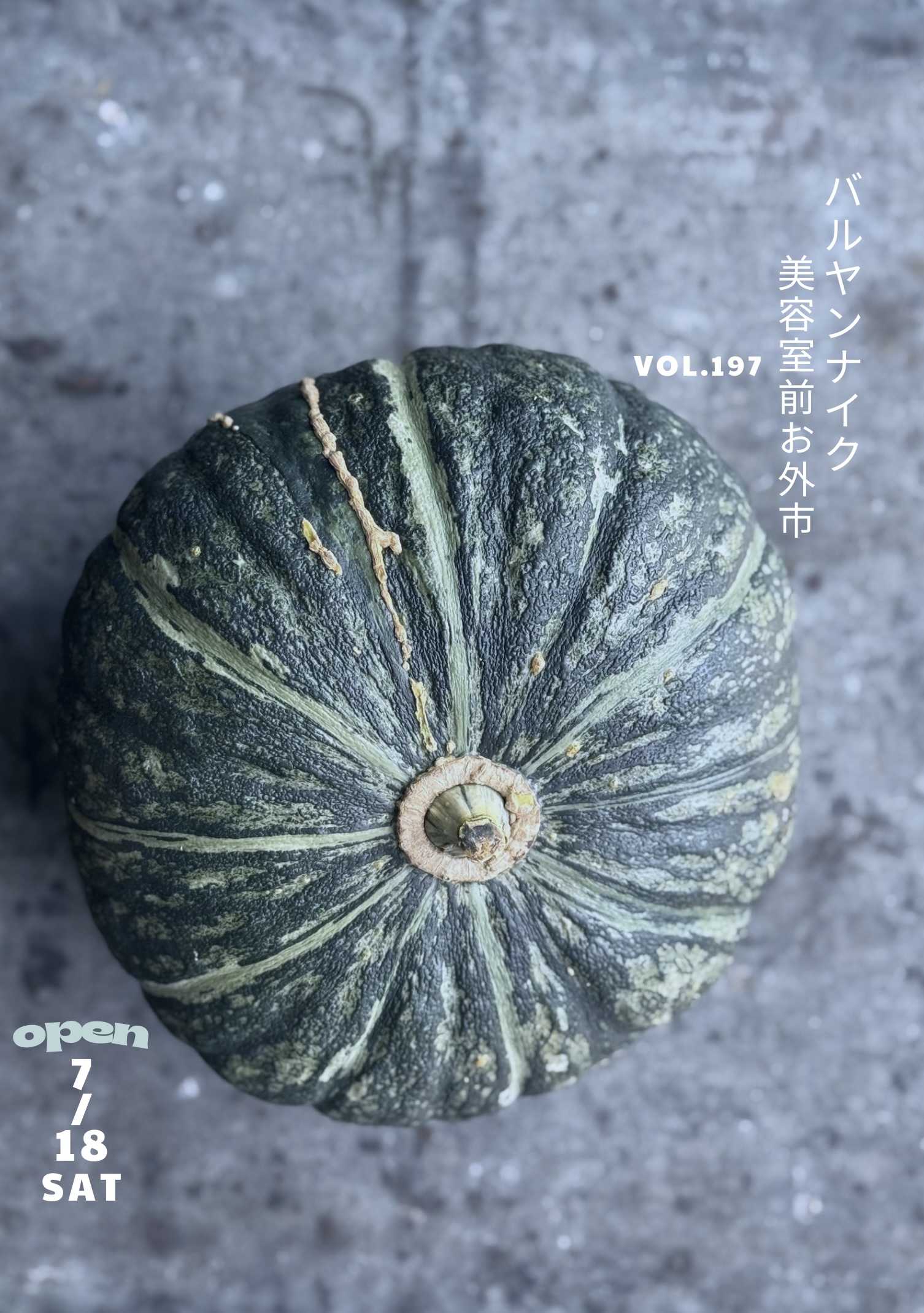 バルヤンナイク美容室前お外市vol.197のご案内