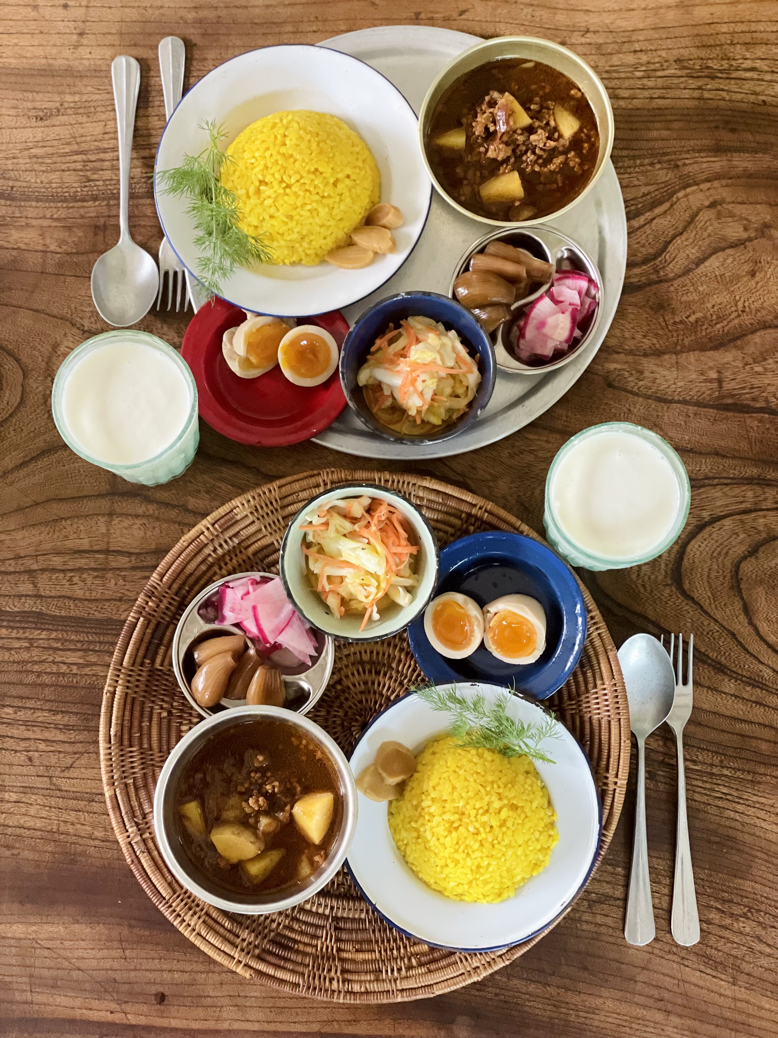 ㋳カシミールカレーとウッチンごはん
