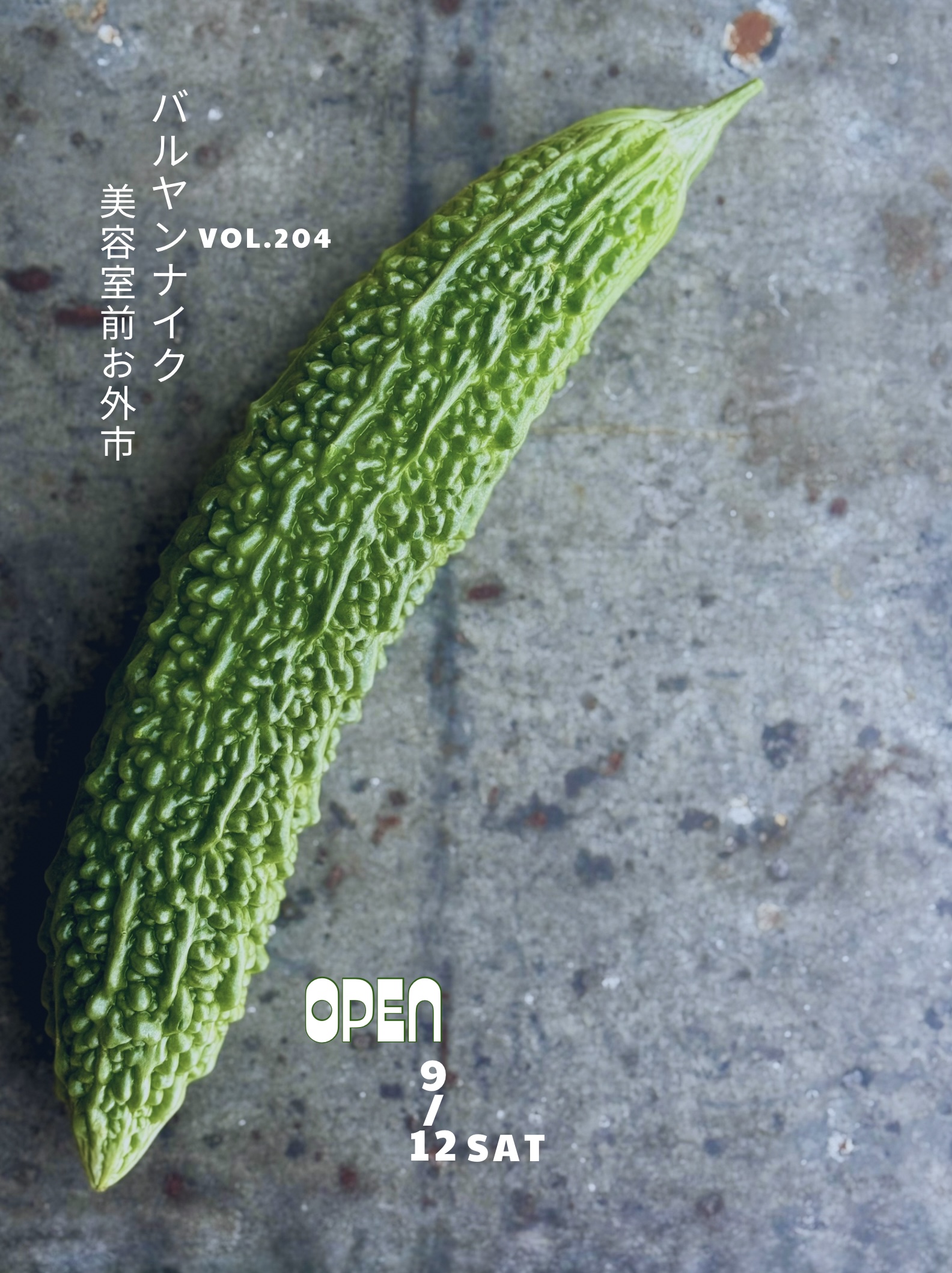 バルヤンナイク美容室前お外市vol.204のご案内