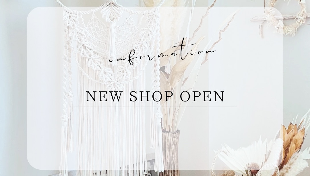 || 新しくショップをOPENしました ||