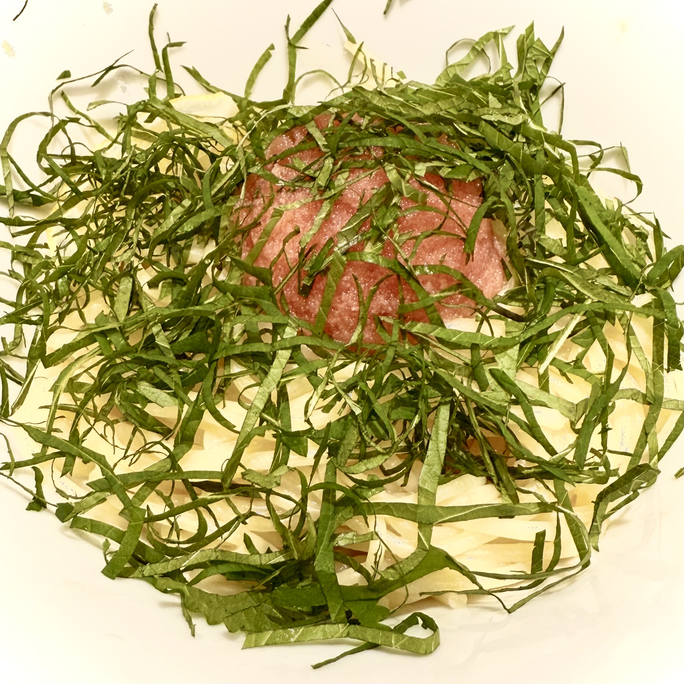 生パスタ専門店「麦と卵」川崎アゼリア店で味わう、明太子と大葉のパスタ