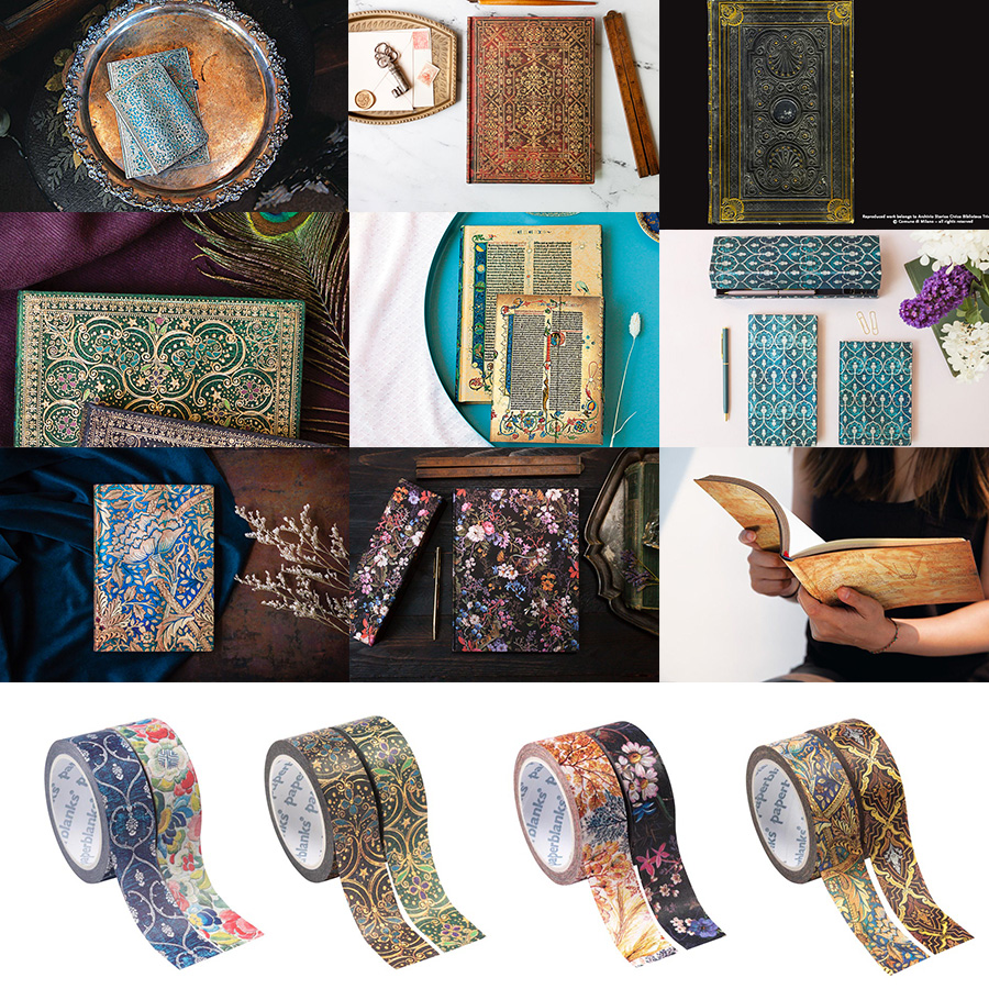 paperblanks　ペーパーブランクスのノート、マステが数量限定で入荷しました。