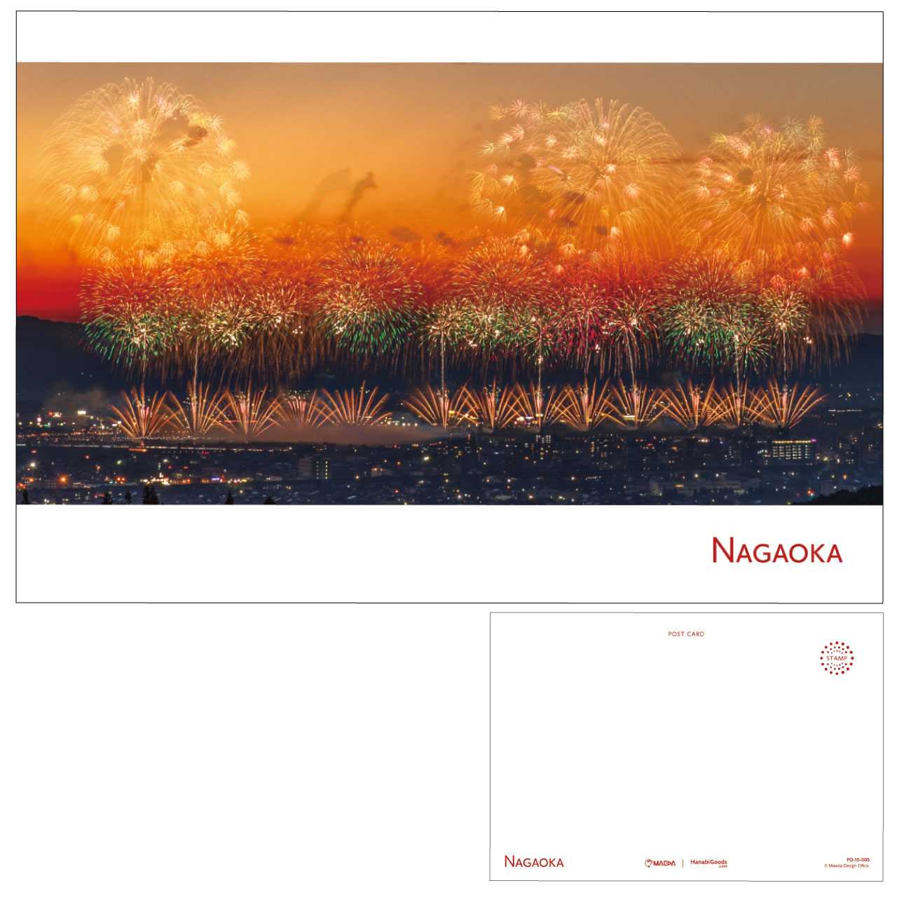 【新商品のお知らせ】 「長岡」日本各地の花火ポストカードを新発売！