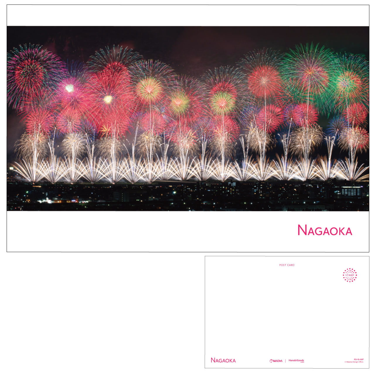 【新商品のお知らせ】 「長岡」日本各地の花火ポストカードを新発売！