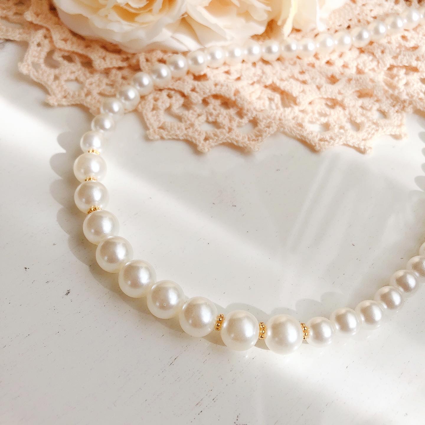 新作ネックレス『pearl』発売です♡