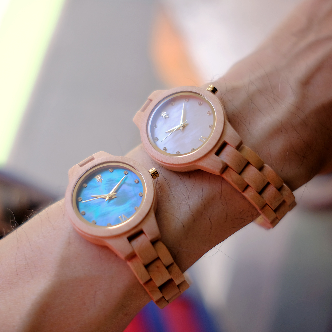 日本製ウッドウォッチを取り扱うのは健康面も考えて、それと日本製品だ大好きだから