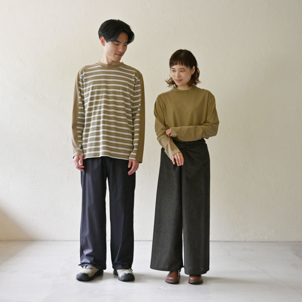 たっぷりシルエットの【100%オーガニックコットンの洋服】セールにしました！