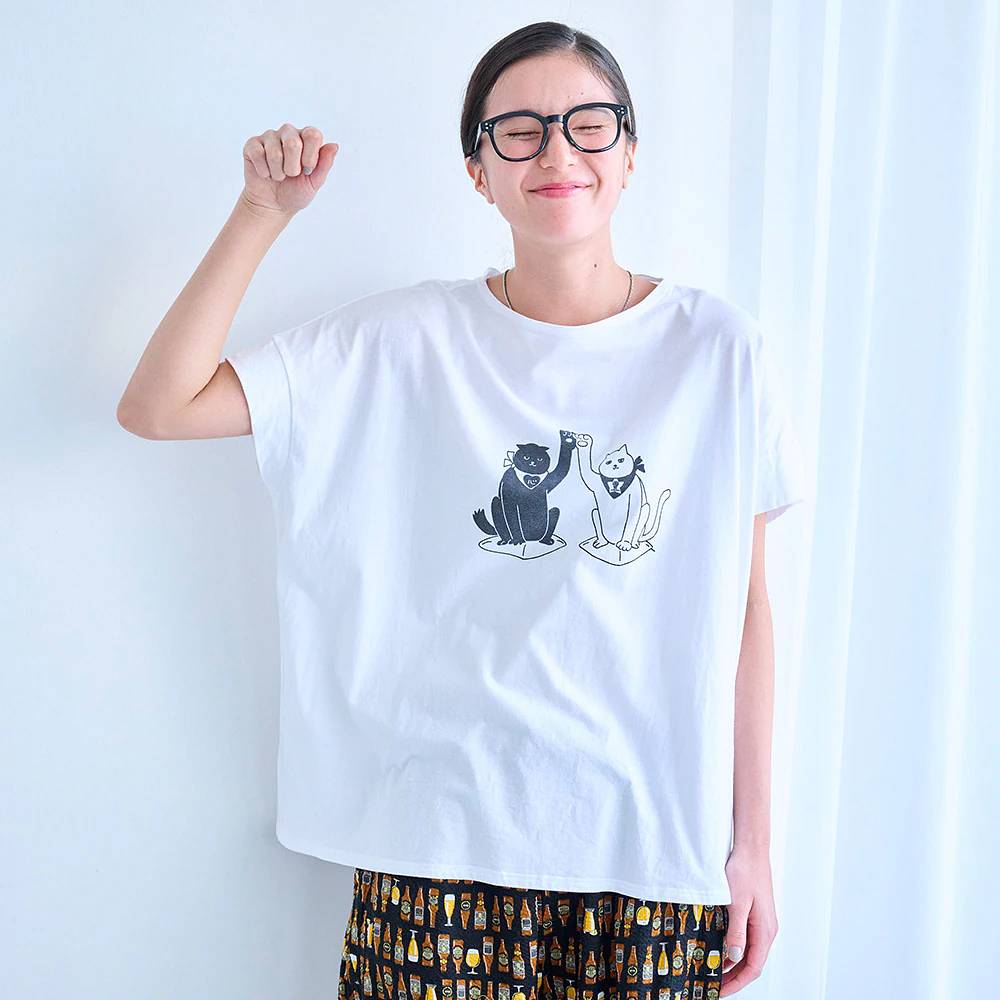 毎年人気のメイドインジャパン『猫ちゃんTシャツ』