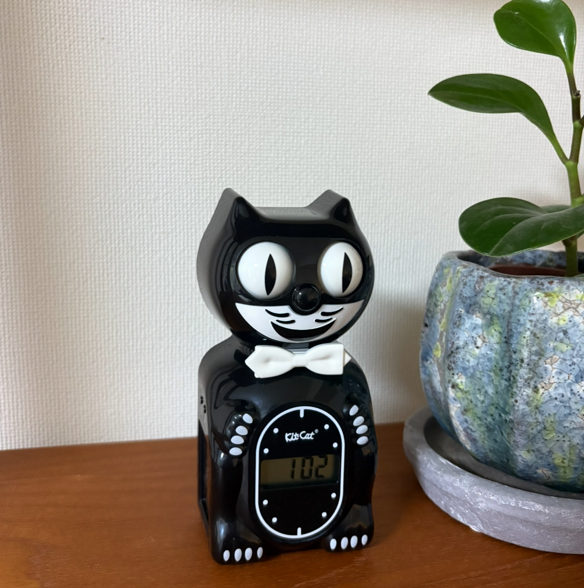kit cat clock デジタルデスククロック