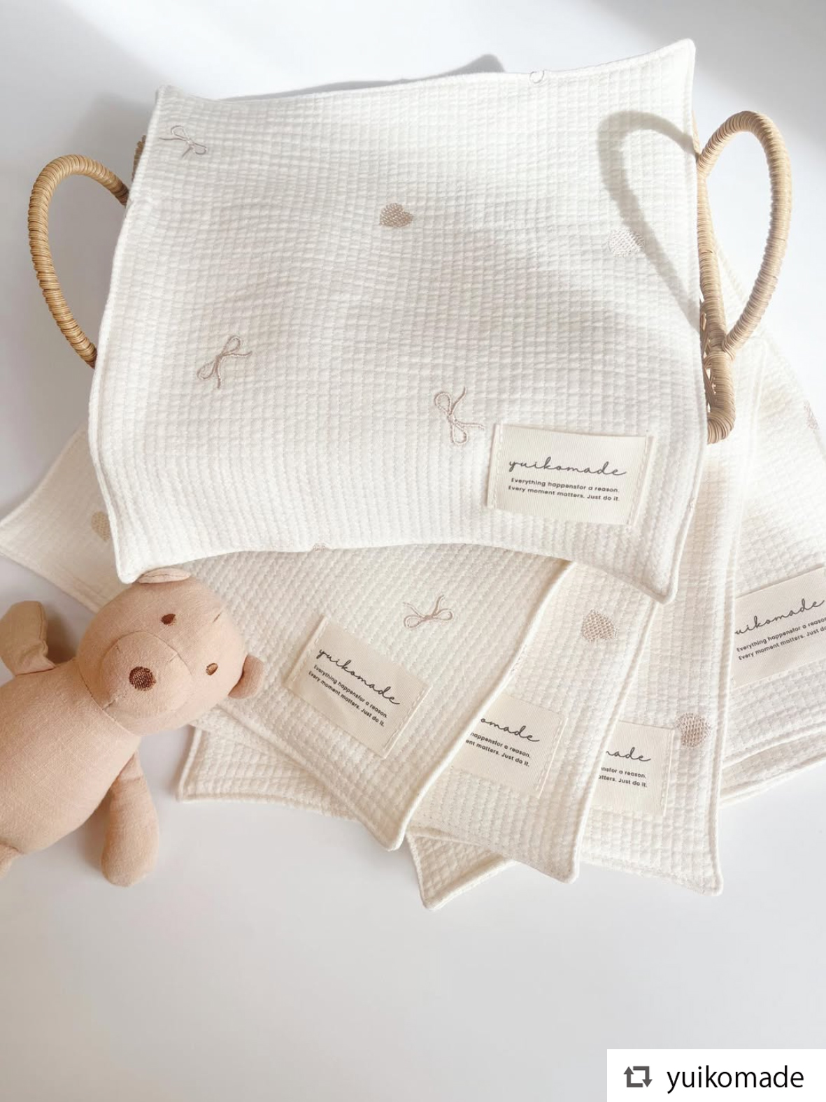 たっぷり90m【コットン素材の布タグ】