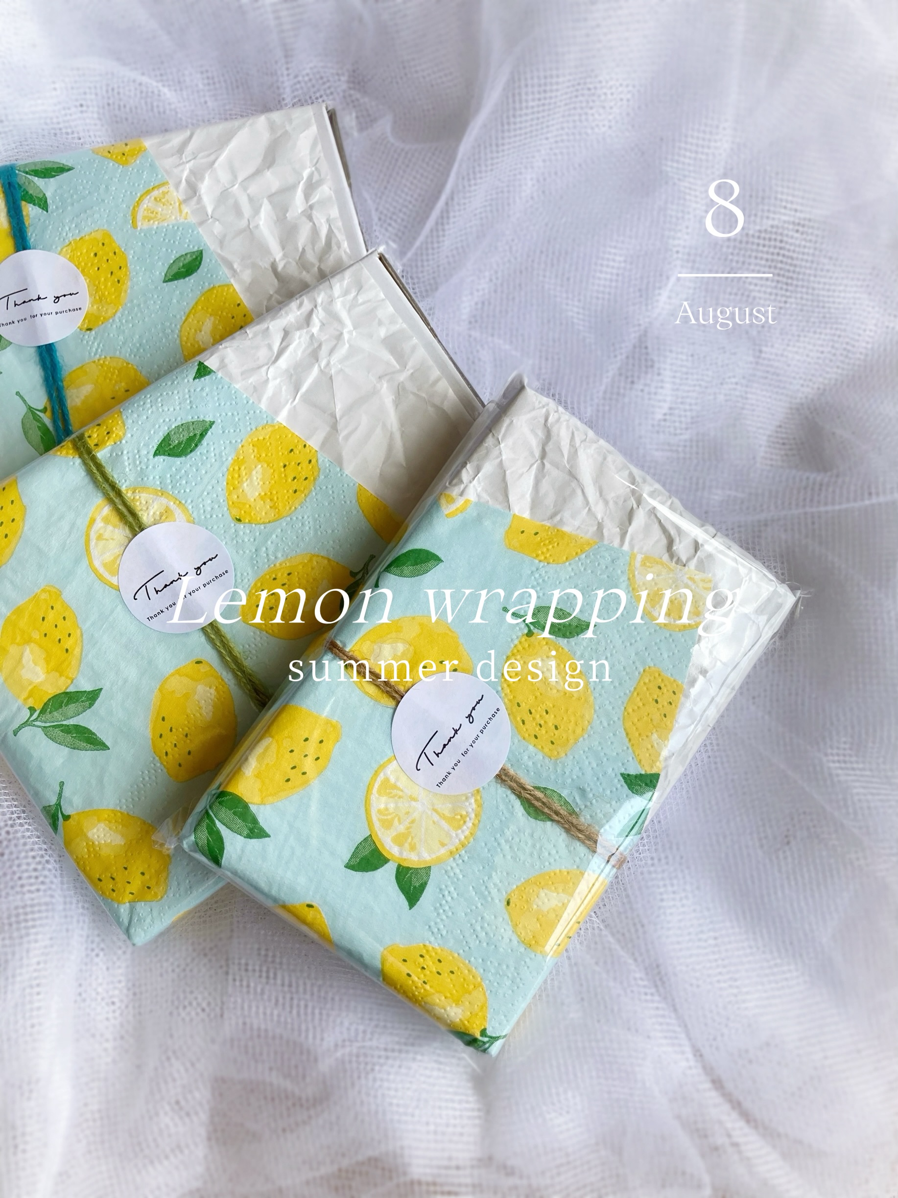 newラッピング🍋🫧