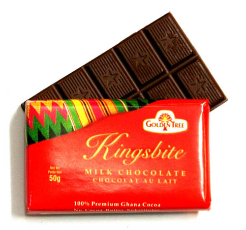 ガーナ産ミルクチョコレート Kingsbite 50g入荷しました！