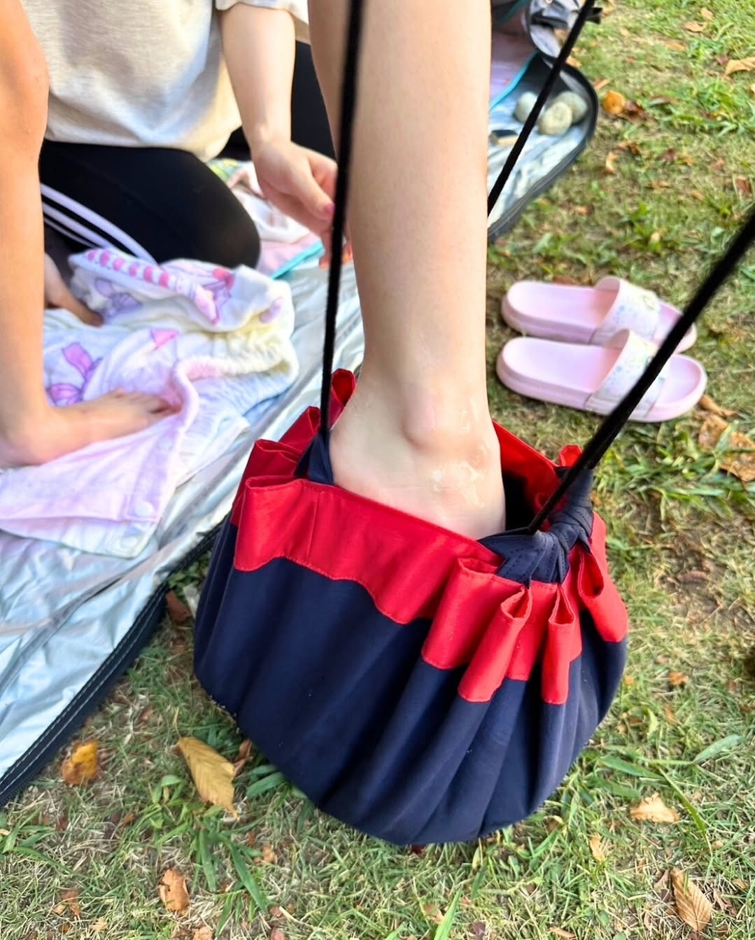 “izatoki”防水バッグがママの強い味方に👣