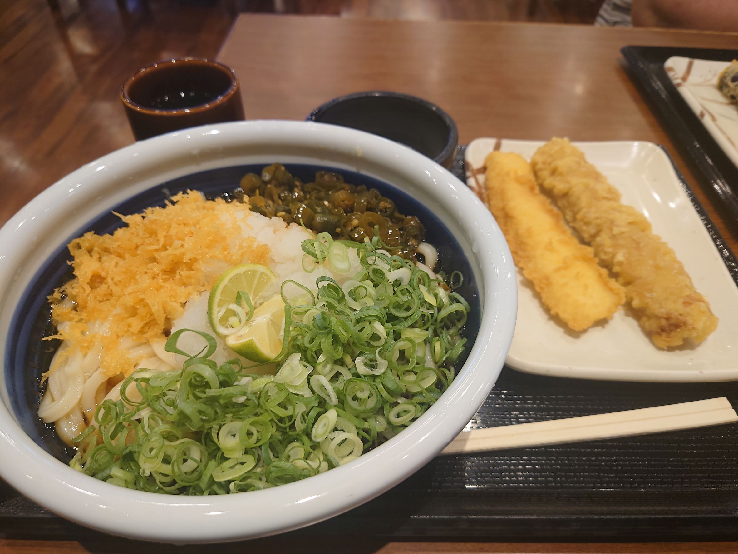 青唐おろしうどん。