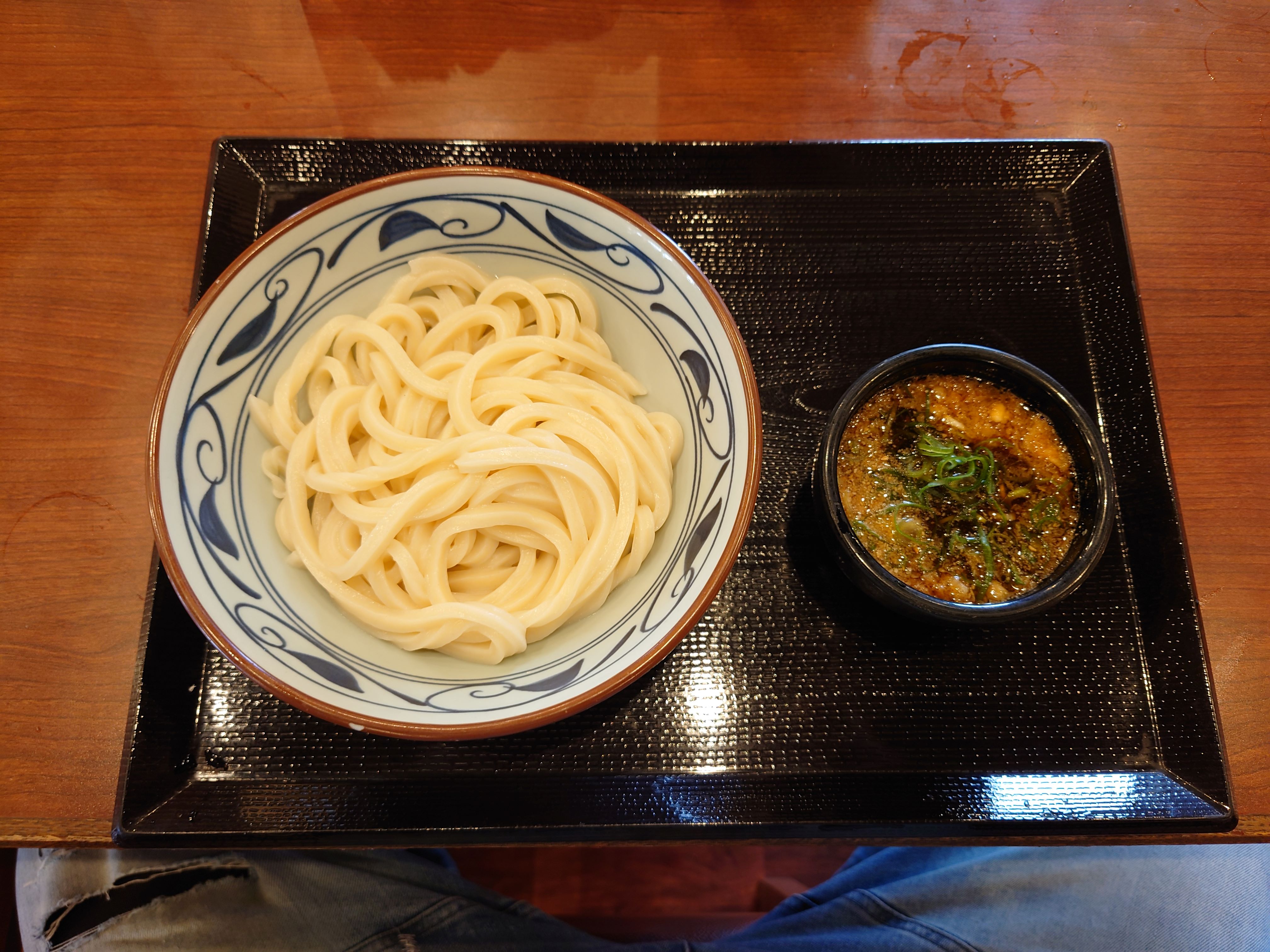 釜揚げうどん。