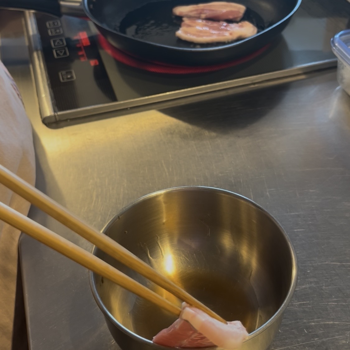 サッとくぐらせるだけで良い塩梅