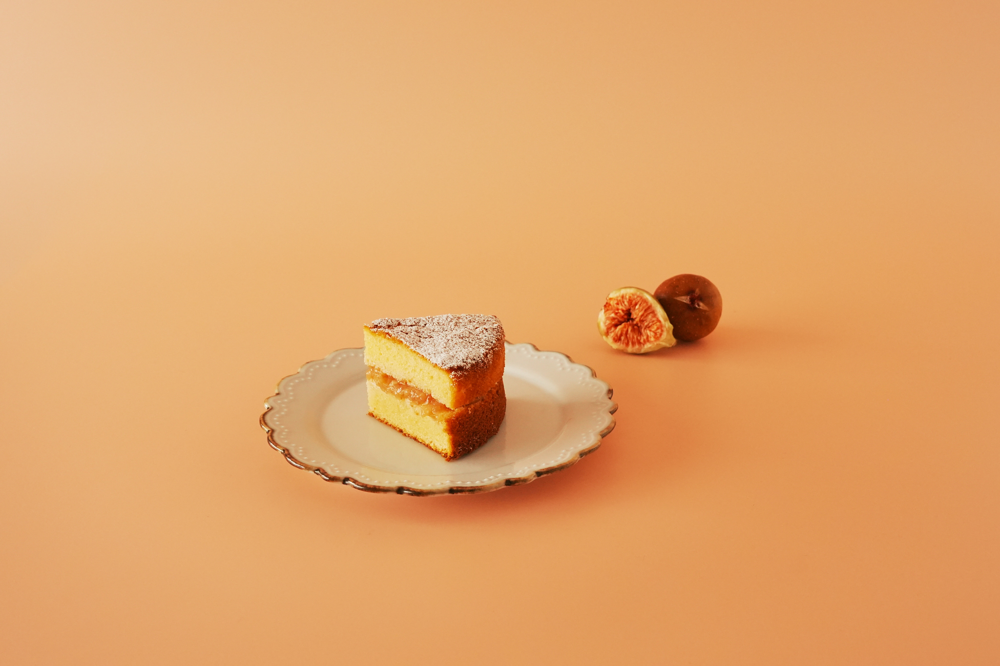 いちじくのケーキができるまで