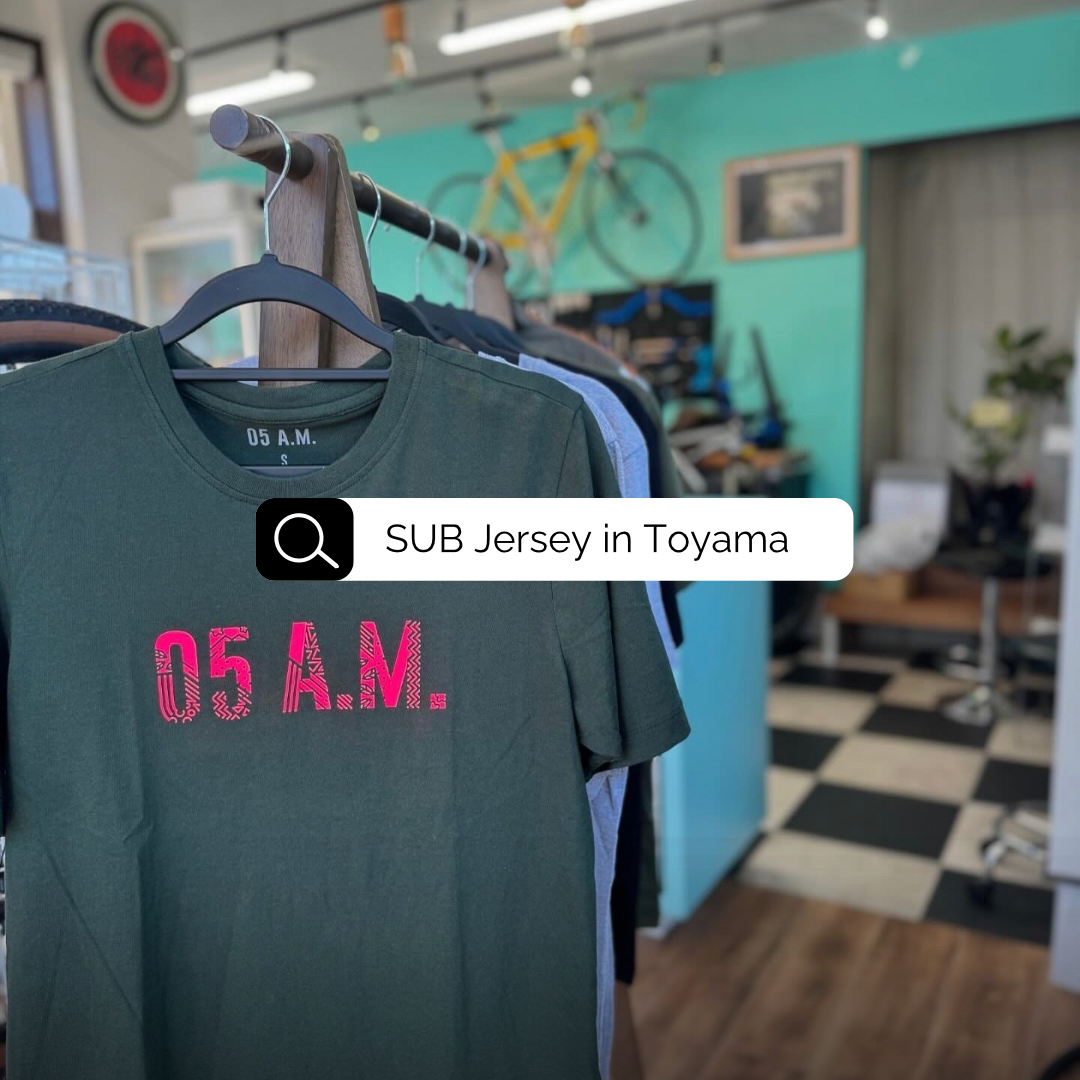 SUB Jersey富山県で取扱いスタート
