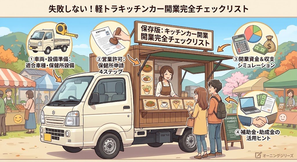 軽トラキッチンカー開業完全チェックリスト