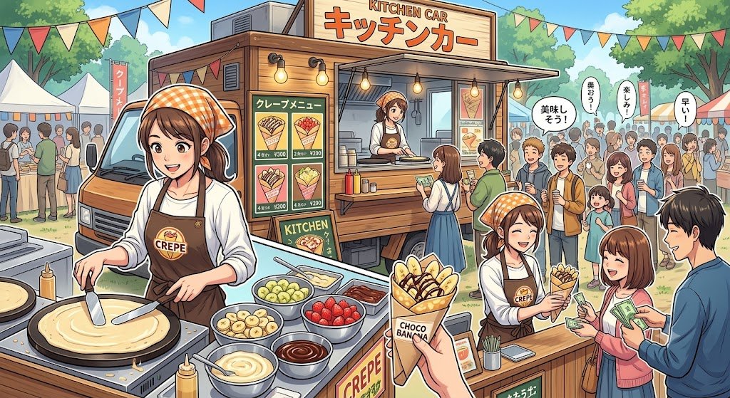 行列のキッチンカー売れてるな〜と思ったら、提供が遅くて並んでいるだけ…というケースが実は多いです💦
