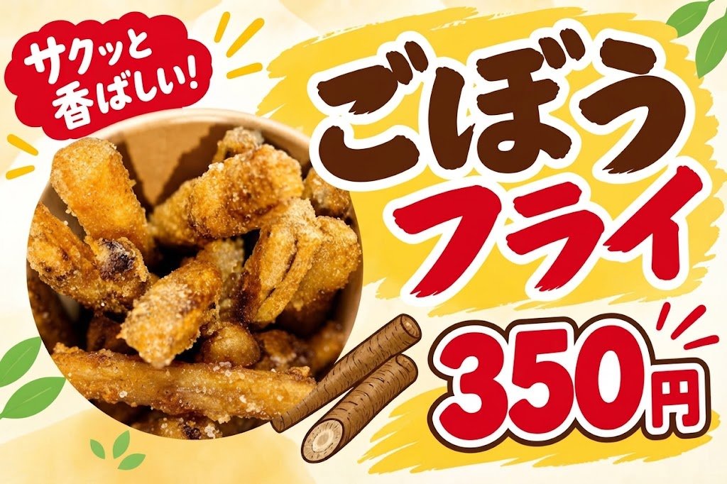 明日はリットパークにて、いよいよ新しいメニューを販売します!