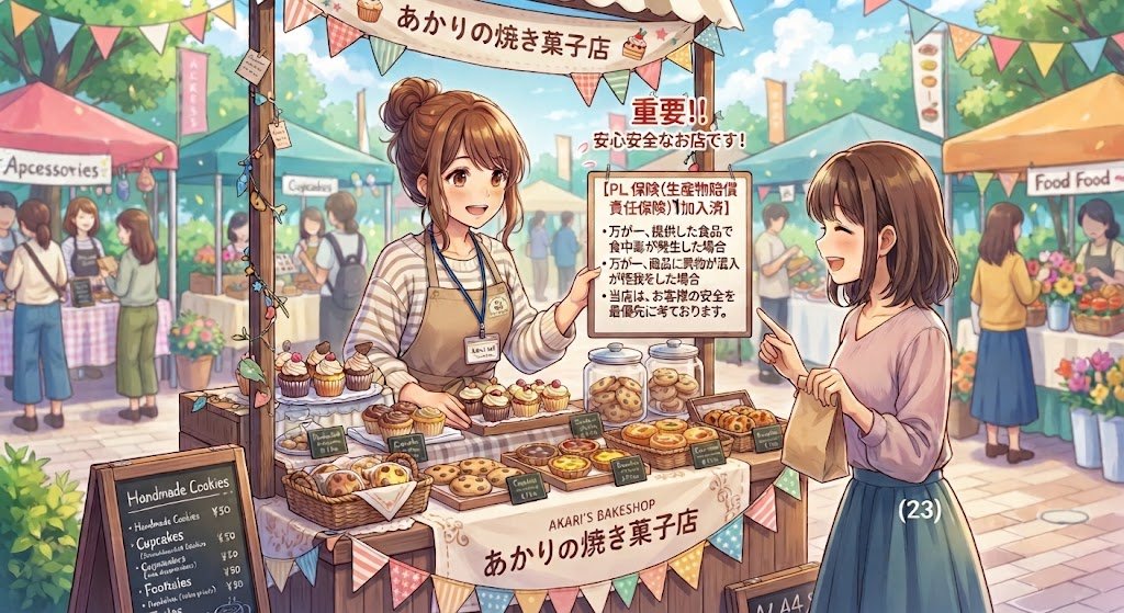 イベント出店・主催者必見！「PL保険（生産物賠償責任保険）」って本当に入ったほうがいいの？