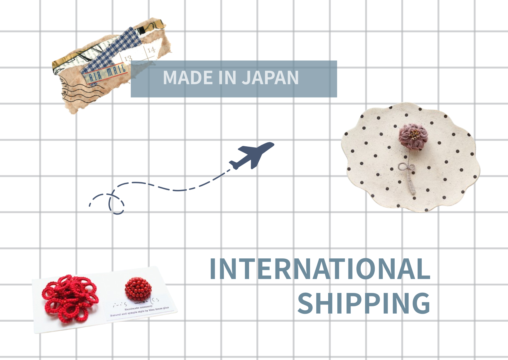International shipping available