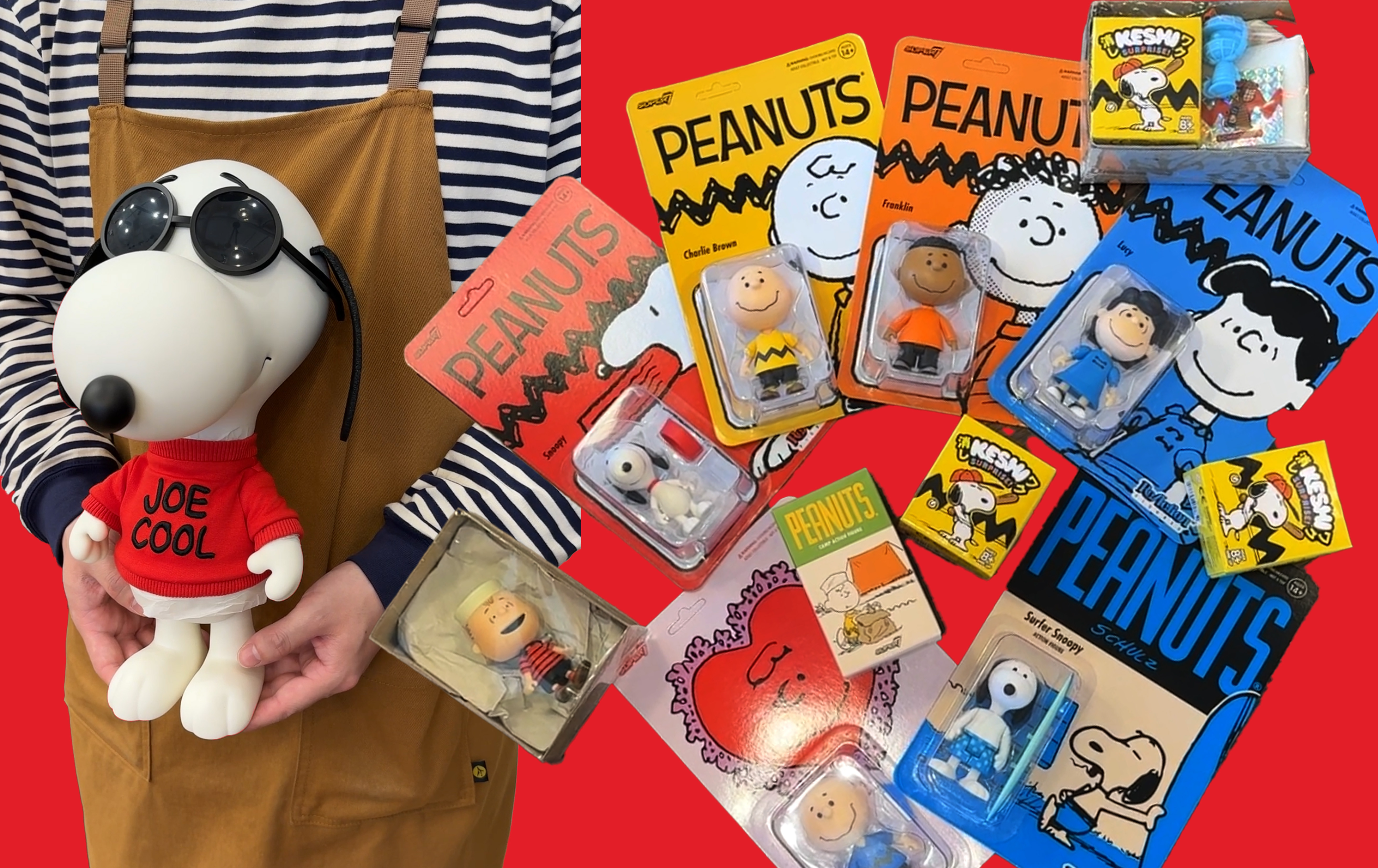 「PEANUTS」のキャラクターフィギュアが入荷！