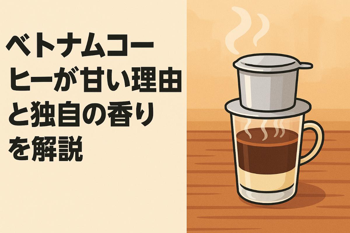 ベトナムコーヒーが甘い理由と独自の香りを解説｜練乳の秘密やおすすめ豆・アレンジレシピも紹介