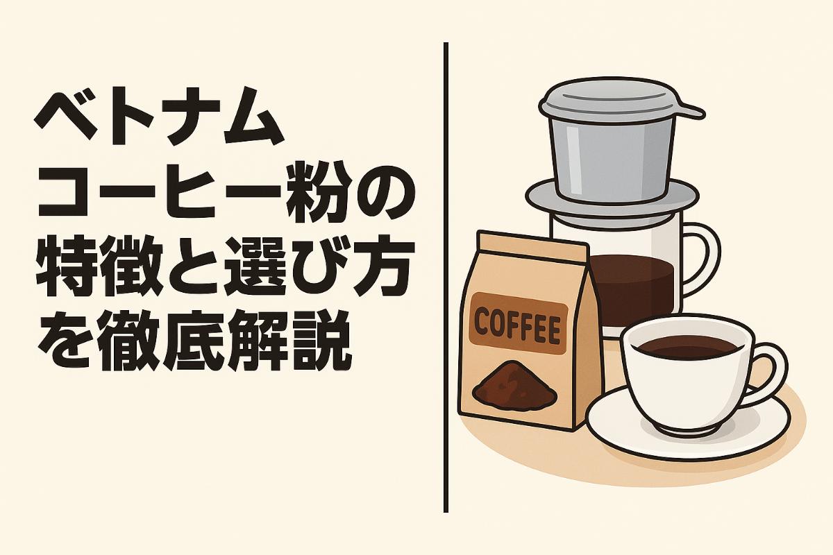 ベトナムコーヒー粉の特徴と選び方を徹底解説｜本格抽出ガイド