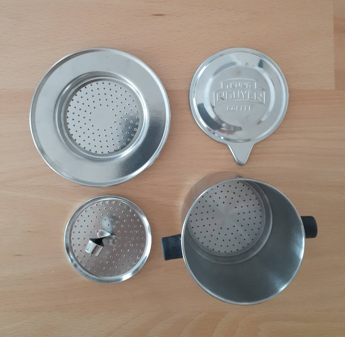 ベトナムコーヒーフィルター カフェ・フィンの使い方