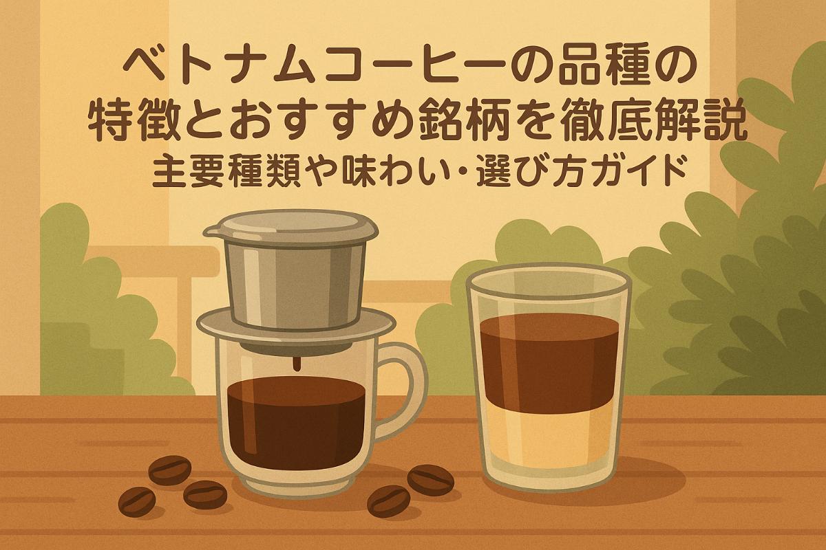 ベトナムコーヒーの品種の特徴とおすすめ銘柄を徹底解説｜主要種類や味わい・選び方ガイド