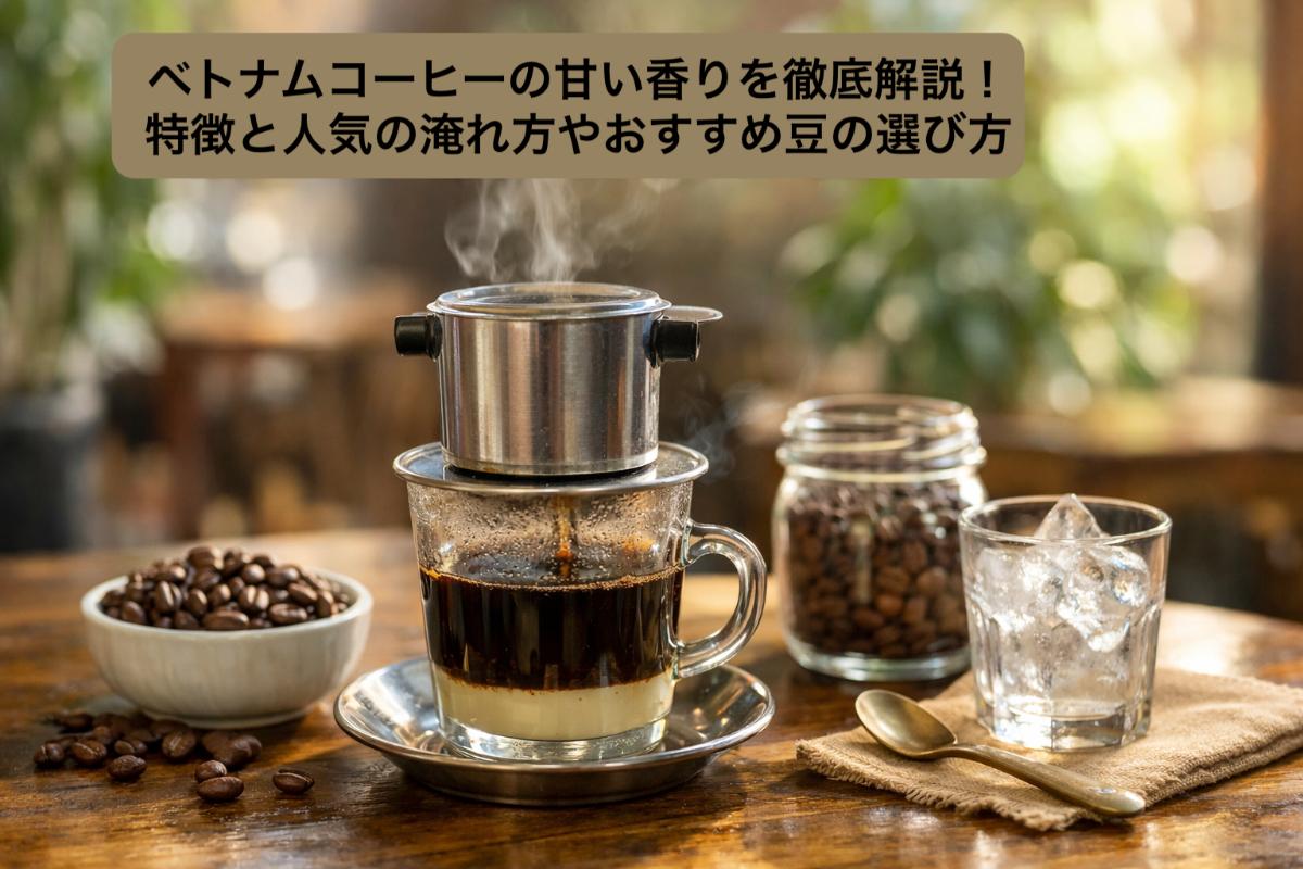 ベトナムコーヒーの甘い香りを徹底解説！特徴と人気の淹れ方やおすすめ豆の選び方
