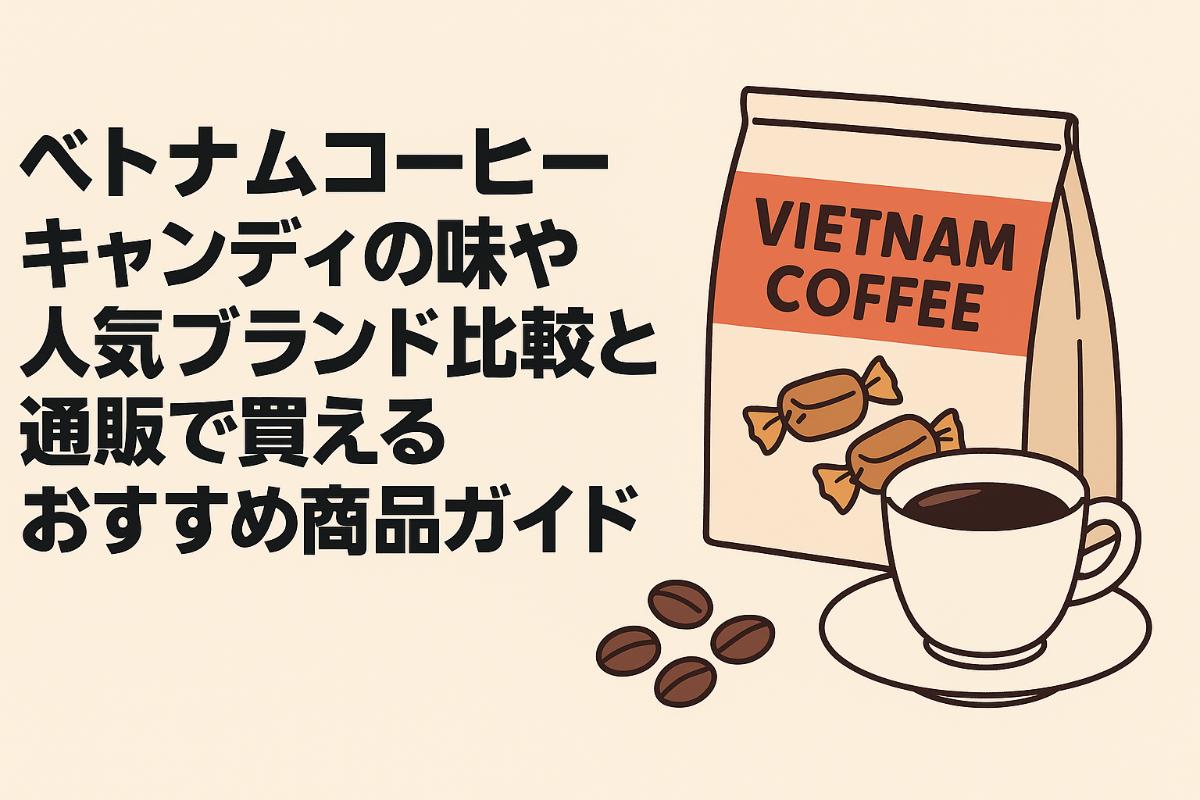 ベトナムコーヒーキャンディの味や人気ブランド比較と通販で買えるおすすめ商品ガイド