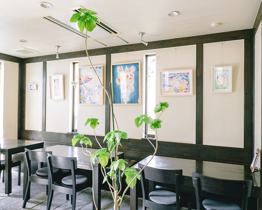 洋風料理NAKAMURAでの展示がはじまりました。