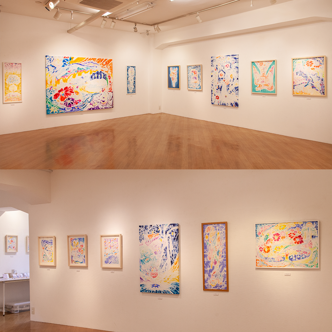 ギャルリー志門での初個展が終了しました