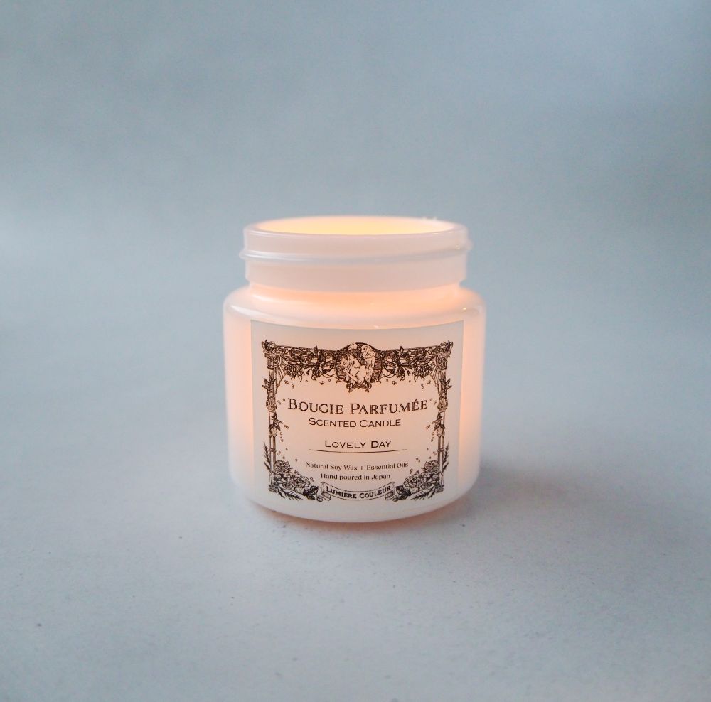 ミルクガラスのキャンドルが生まれるまで