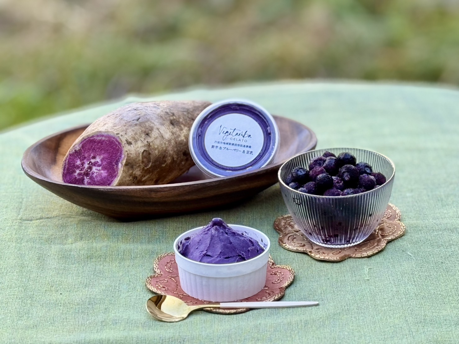 ベジタンバの新作ジェラートが完成しました