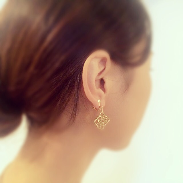 glamourous gold：earring