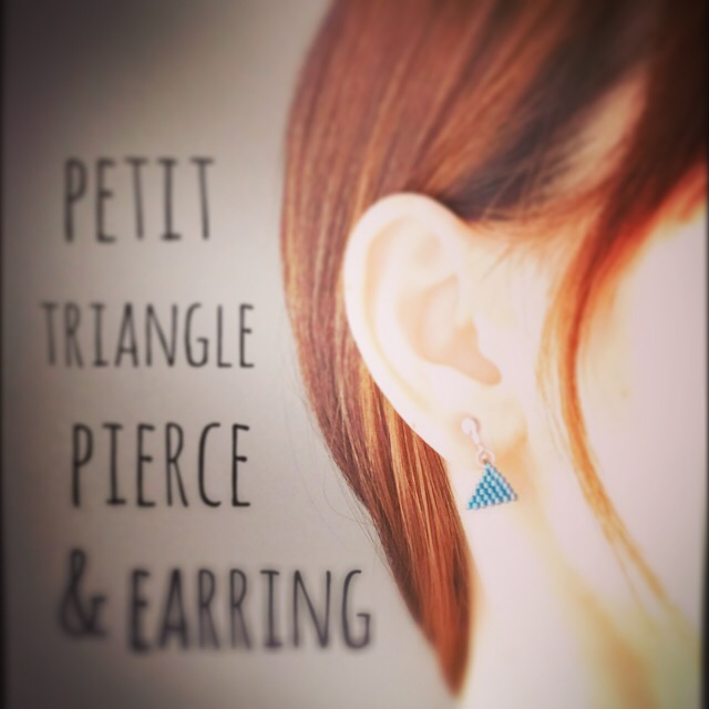 petit triangle：pierce &earring
